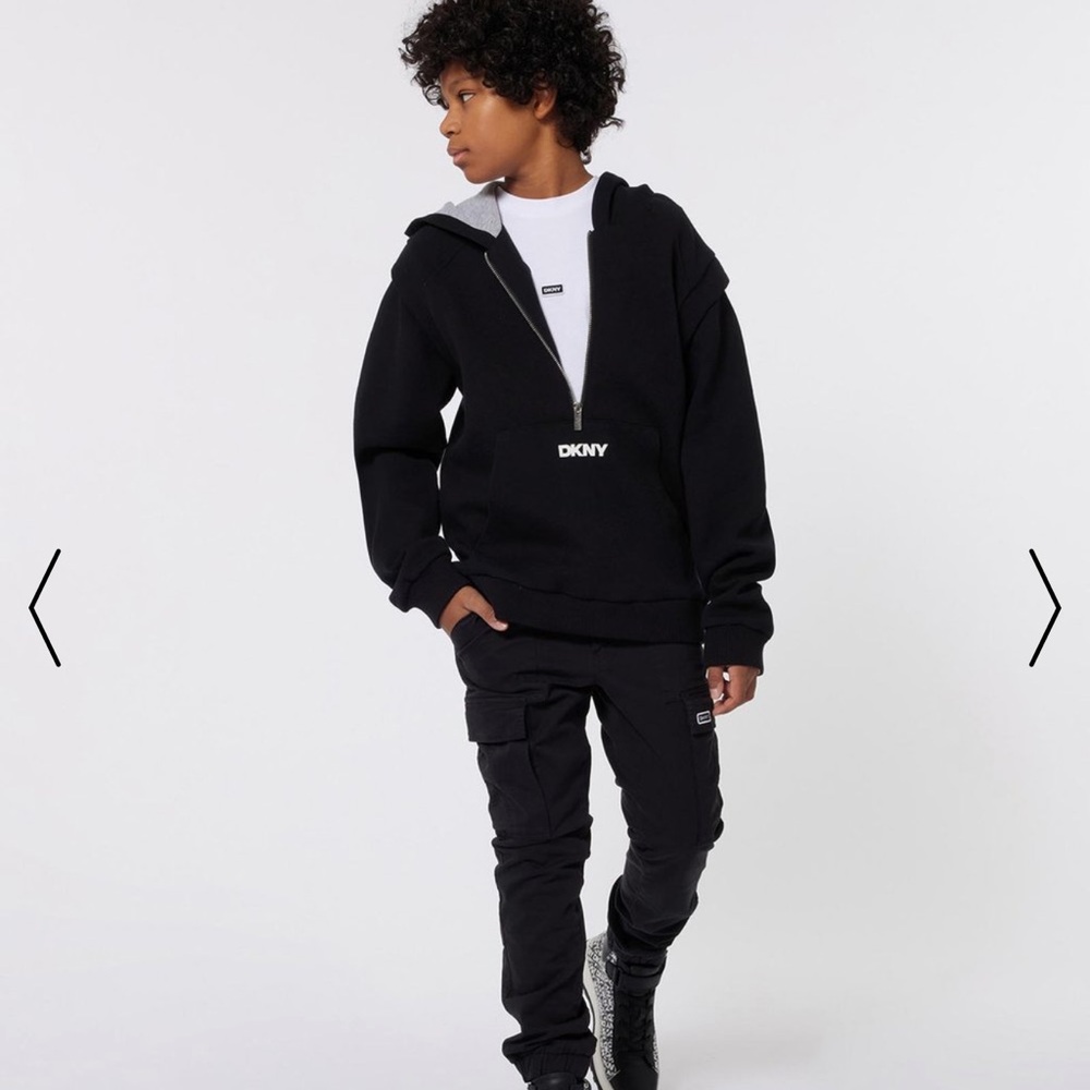 DKNY 1/2 zip hoodie